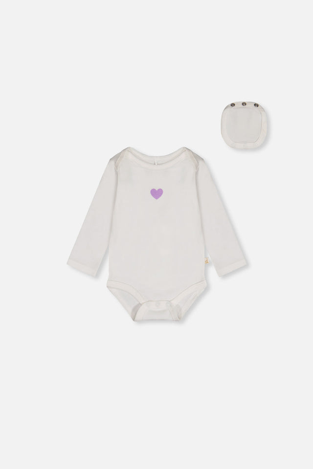 Organic Cotton Onesie Off-White-0