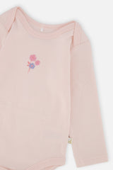 Organic Cotton Onesie Very Pale Pink-4