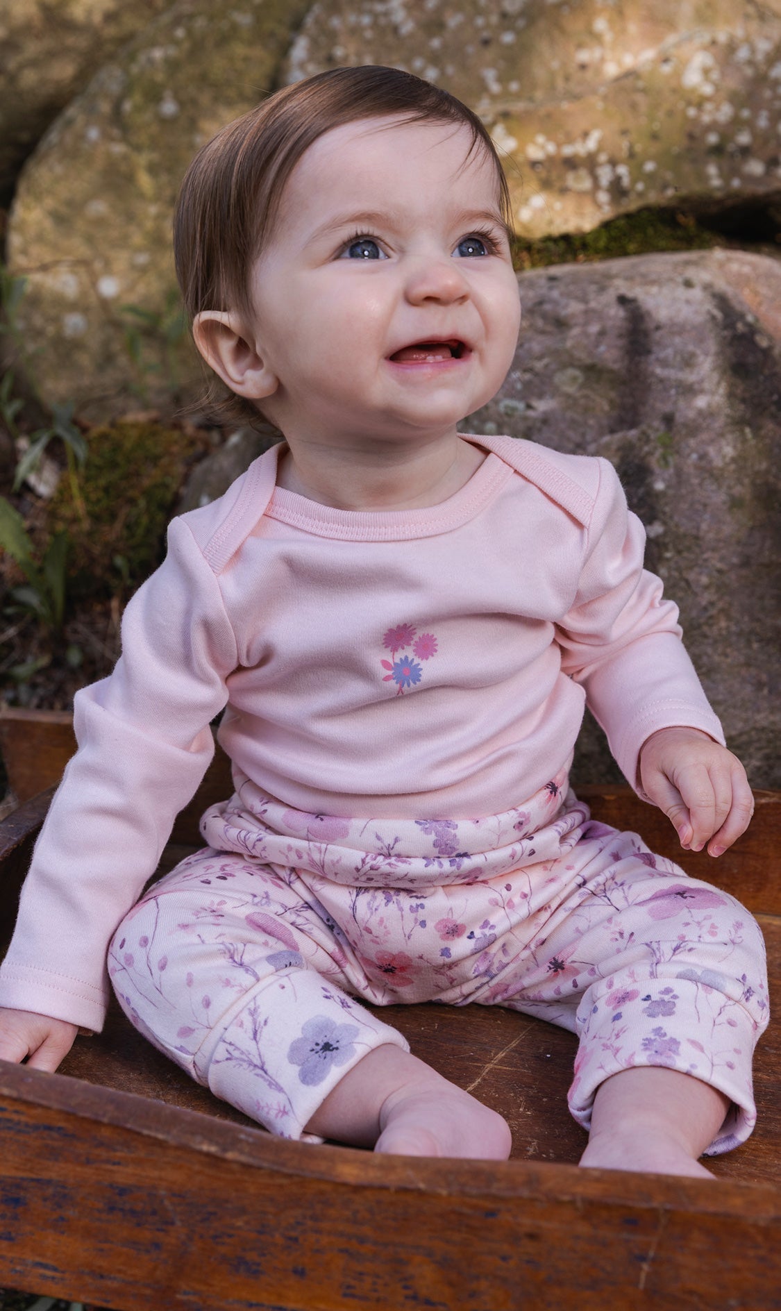 Organic Cotton Onesie Very Pale Pink-1