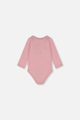 Organic Cotton Onesie Dusty Pink-2