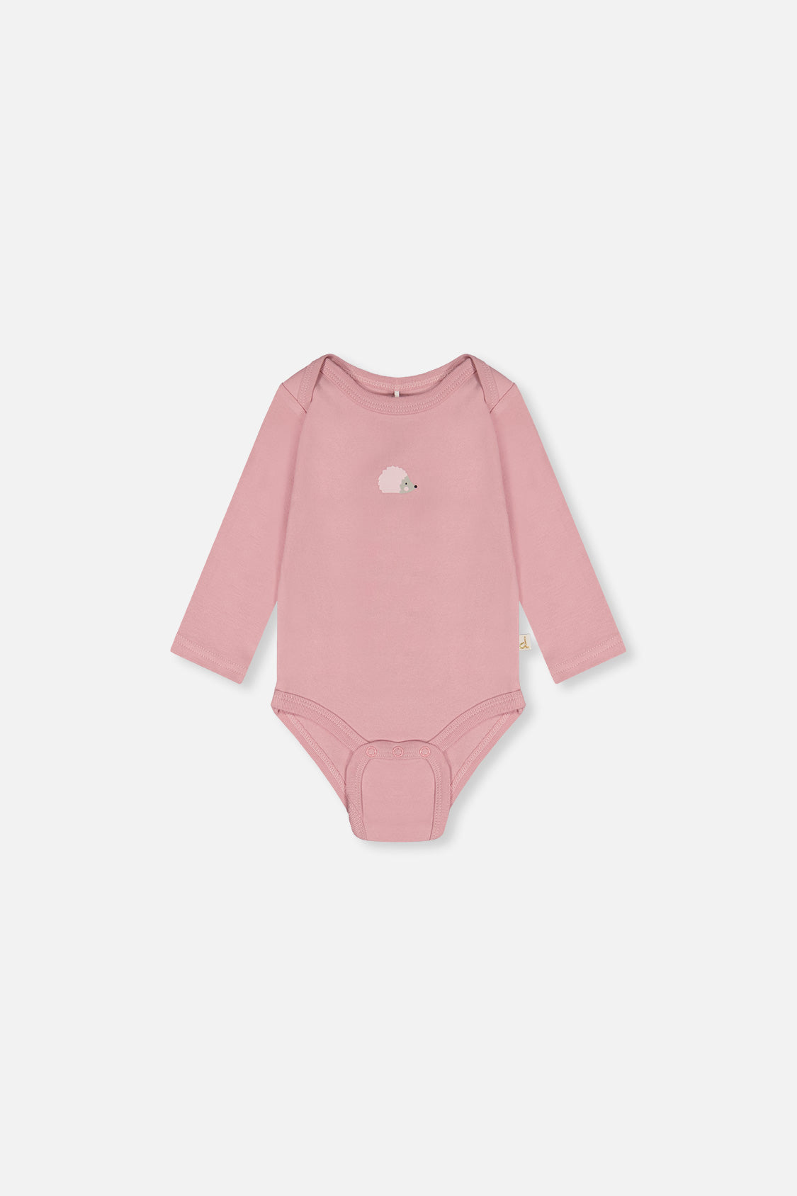 Three Pack Organic Cotton Onesie Purple Hedgehog Print-2