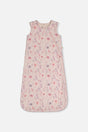 Organic Cotton Sleep Sack Pink Printed Flowers-0