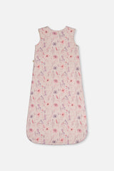 Organic Cotton Sleep Sack Pink Printed Flowers-1