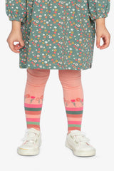Tights Very Pale Pink And Green-2