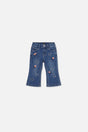 Baby Boot Leg Jeans Navy Blue Denim-0