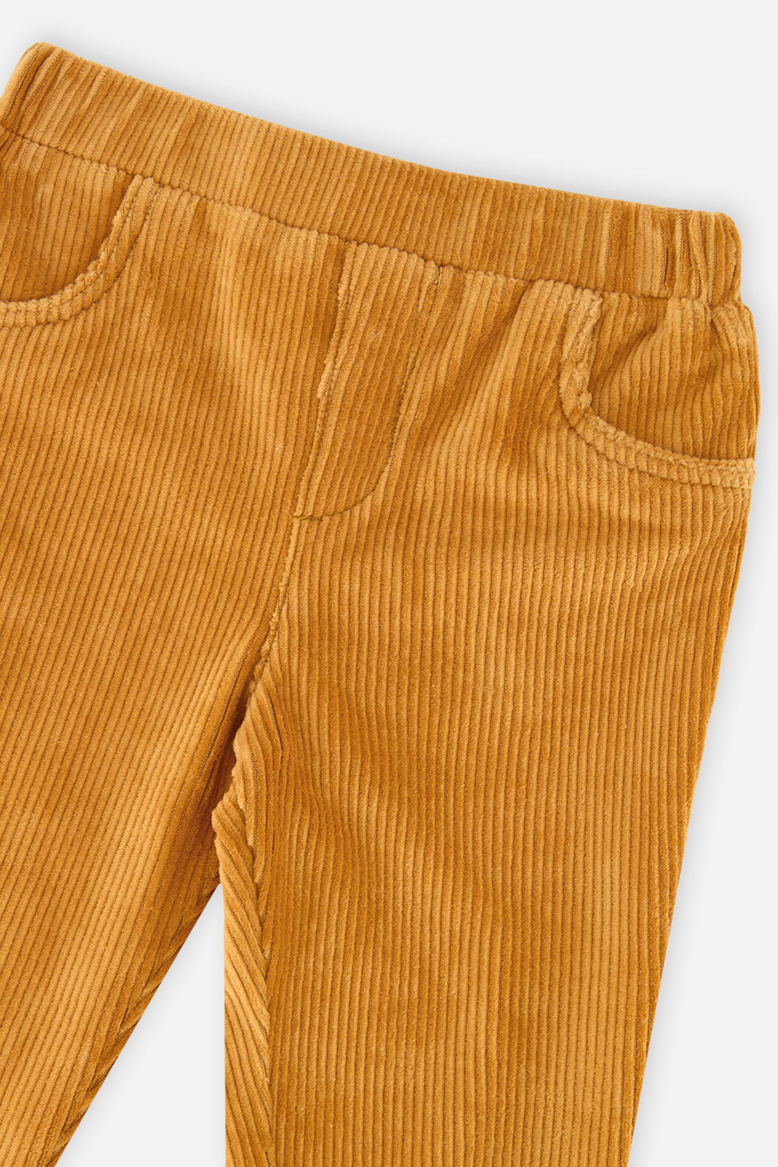 Deux par Deux Stretch Velour Treggings Yellow
