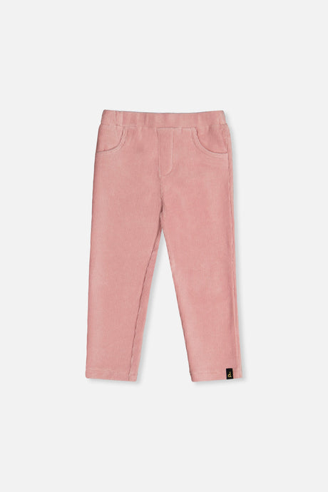 Stretch Velour Treggings Pale Dusty Pink-0