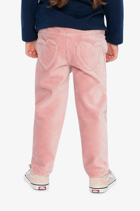Deux par Deux Stretch Velour Treggings Pale Dusty Pink