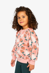Sweatshirt Pink Strawberry Print-2