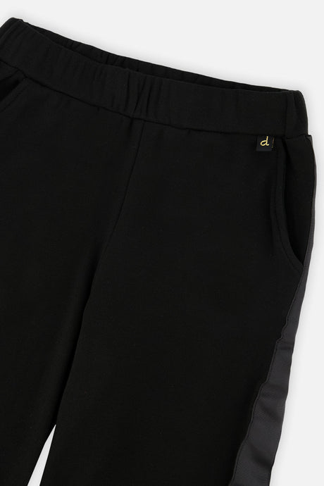 Black flare-leg milano pants by Deux par Deux, view 7
