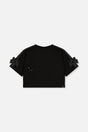 Short Sleeve Milano Top Black-0