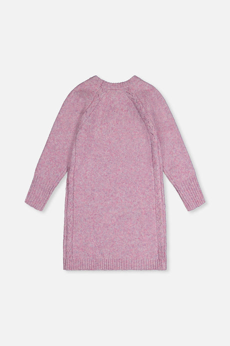 Poodle Knit Dress Lavender-4