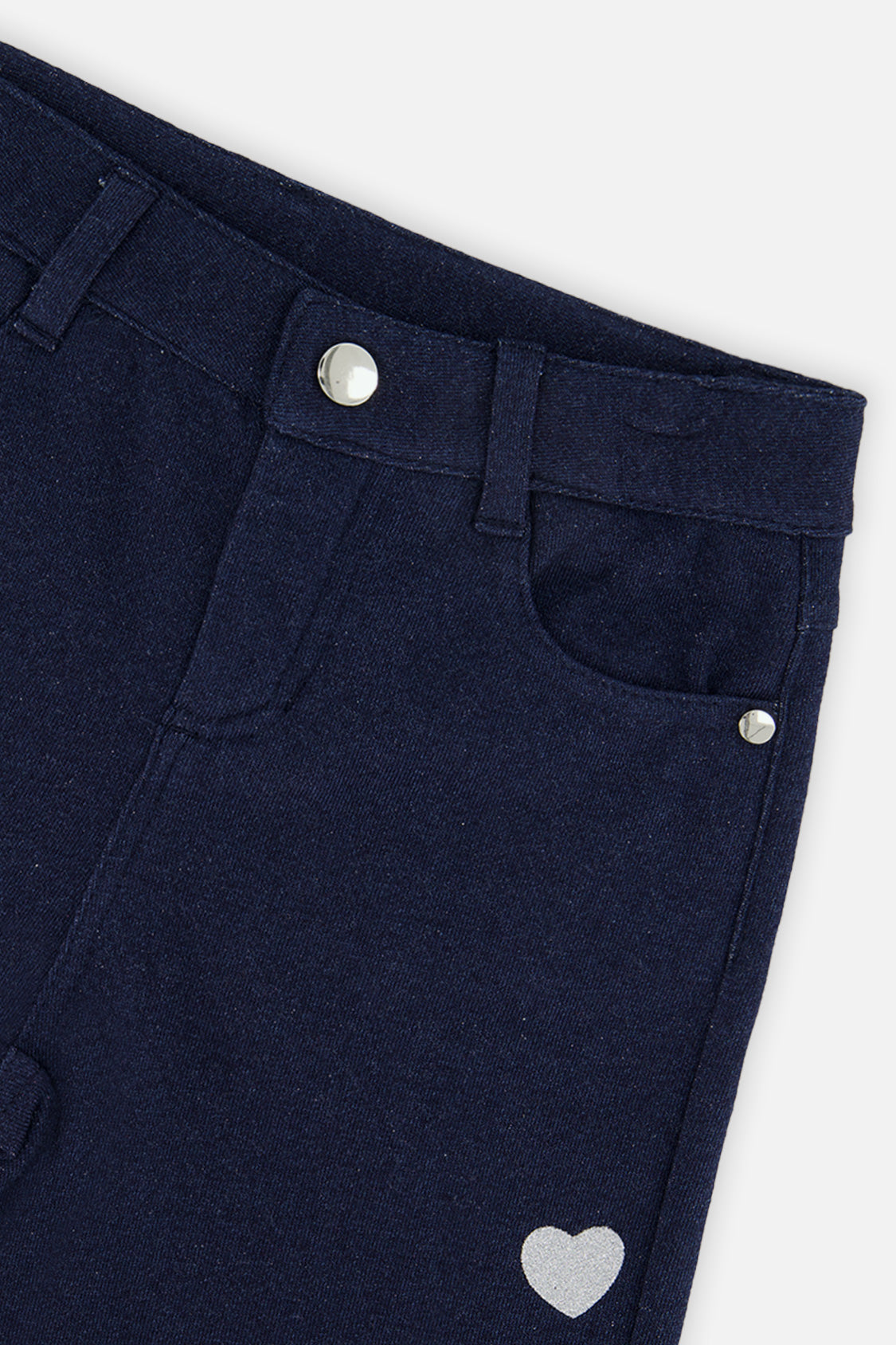 Deux par Deux French Terry Pant Navy Blue Denim