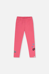 Organic Cotton Leggings Pink-0