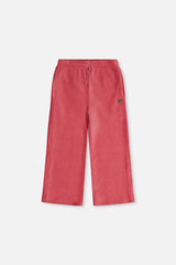 Velour Flare Pants Raspberry Pink-0