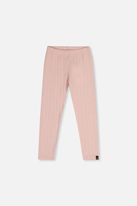 Jacquard Leggings Pale Dusty Pink-0