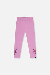 Organic Cotton Jersey Leggings Violet-0