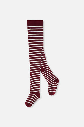 Knit Tights Reddish-Brown-0