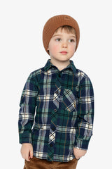 Plaid Shirt Blue And Green-2