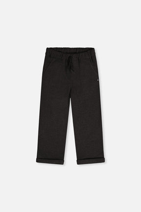 Stretch Twill Pants Black-0