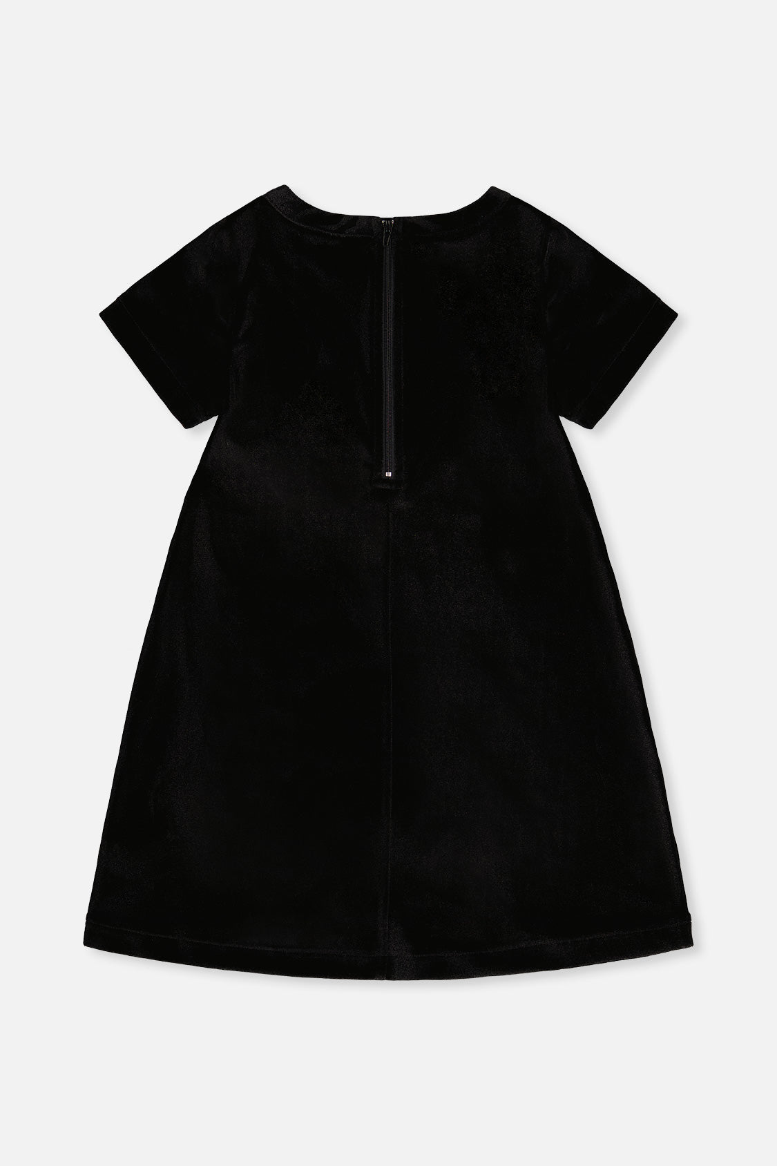 Sleeveless A-Line Dress Black And Gold-4