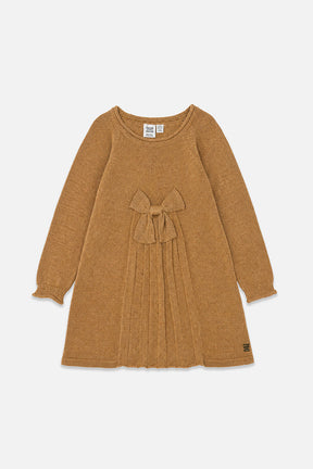 Knitted Dress Brown Cinnamon-0