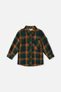 Plaid Shirt Orange, Blue And Green-0