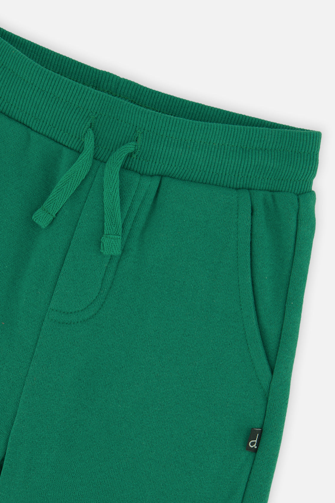 Deux par Deux green fleece sweatpants, second alternate view