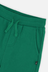 Deux par Deux green fleece sweatpants, second alternate view