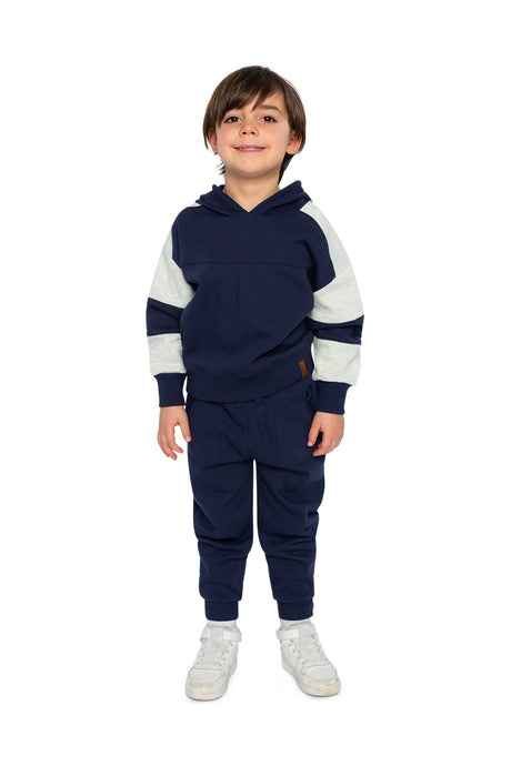 Fleece Sweatpants With Pockets Dark Blue-4