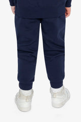 Fleece Sweatpants With Pockets Dark Blue-3