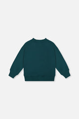 Fleece Sweatshirt Green Forest-2