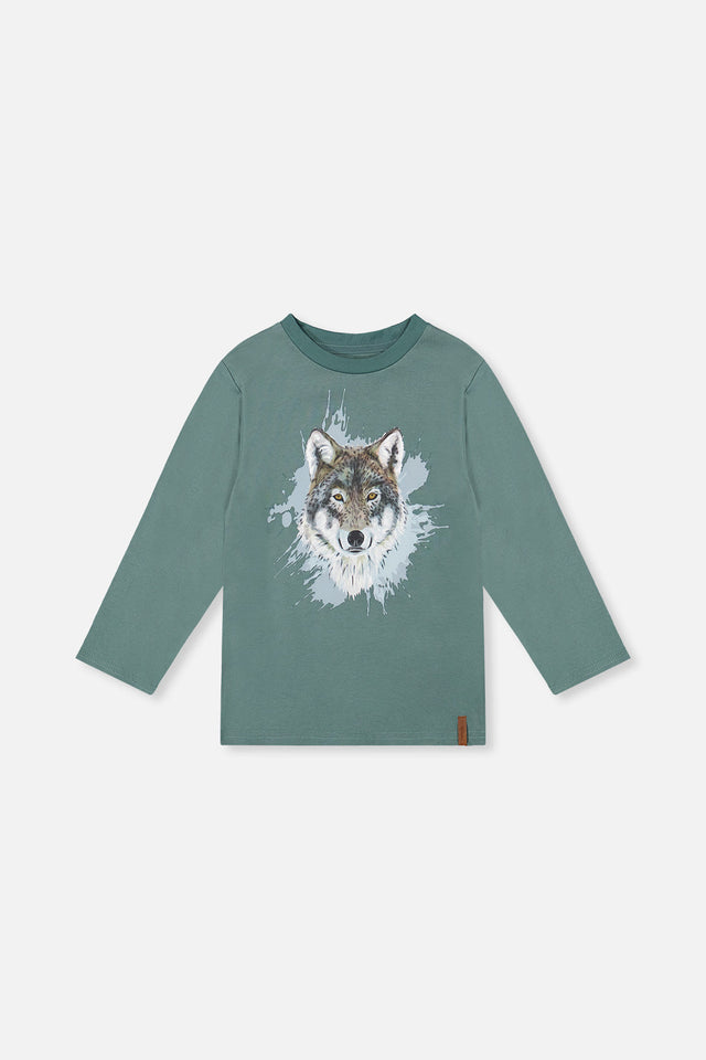 Long Sleeve T-Shirt Turquoise-0