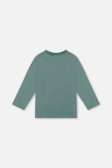 Deux par Deux Long Sleeve T-Shirt Turquoise product image P2
