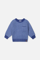 Knit Sweater Blue-0