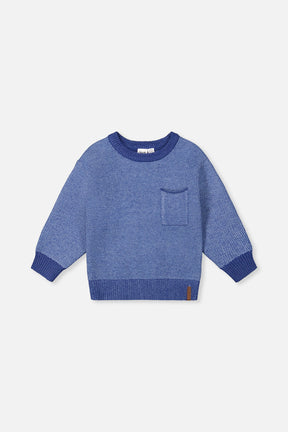 Knit Sweater Blue-0