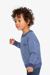 Knit Sweater Blue-2
