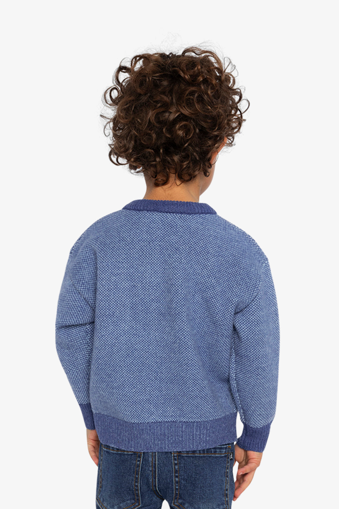 Knit Sweater Blue-3