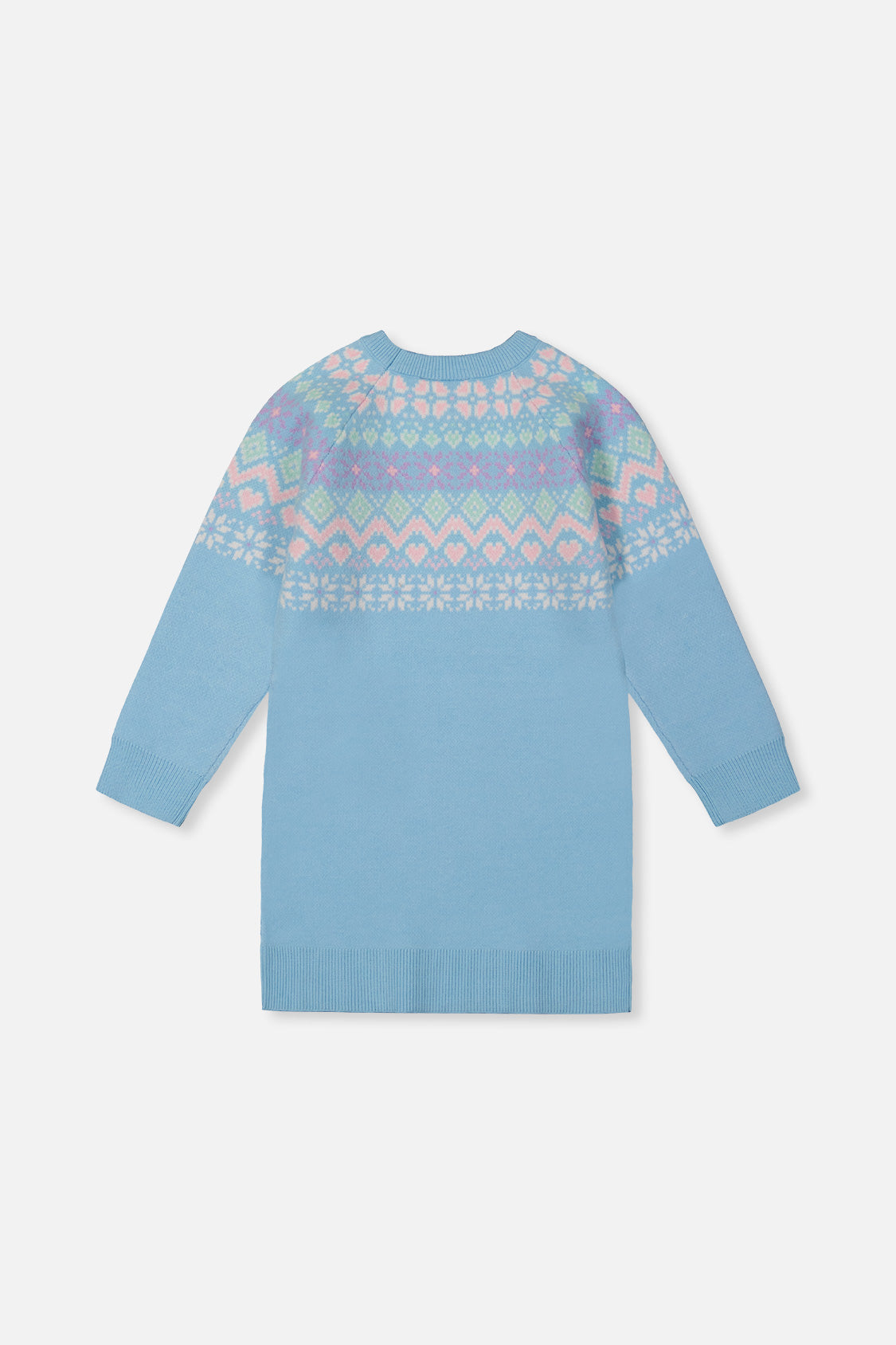 Knit Dress Light Blue-1