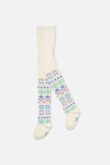 Tights Beige And Multicolored-0