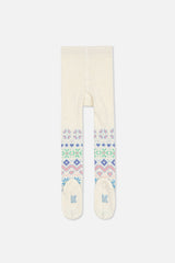 Tights Beige And Multicolored-1