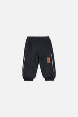 Lined Baby Splash Pants Black Taffeta-0