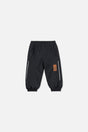 Lined Baby Splash Pants Black Taffeta-0
