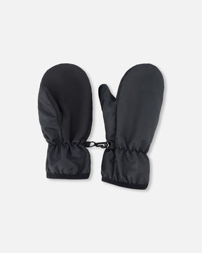 Baby Mid-Season Mittens Black-0