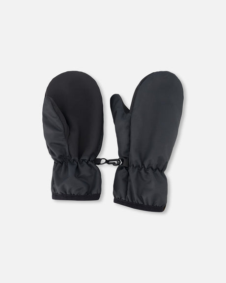 Baby Mid-Season Mittens Black-0