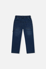 Deux par Deux French Terry Denim Pants Navy Blue product image P2