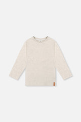 Organic Cotton Long Sleeve T-Shirt Heather Grey-0