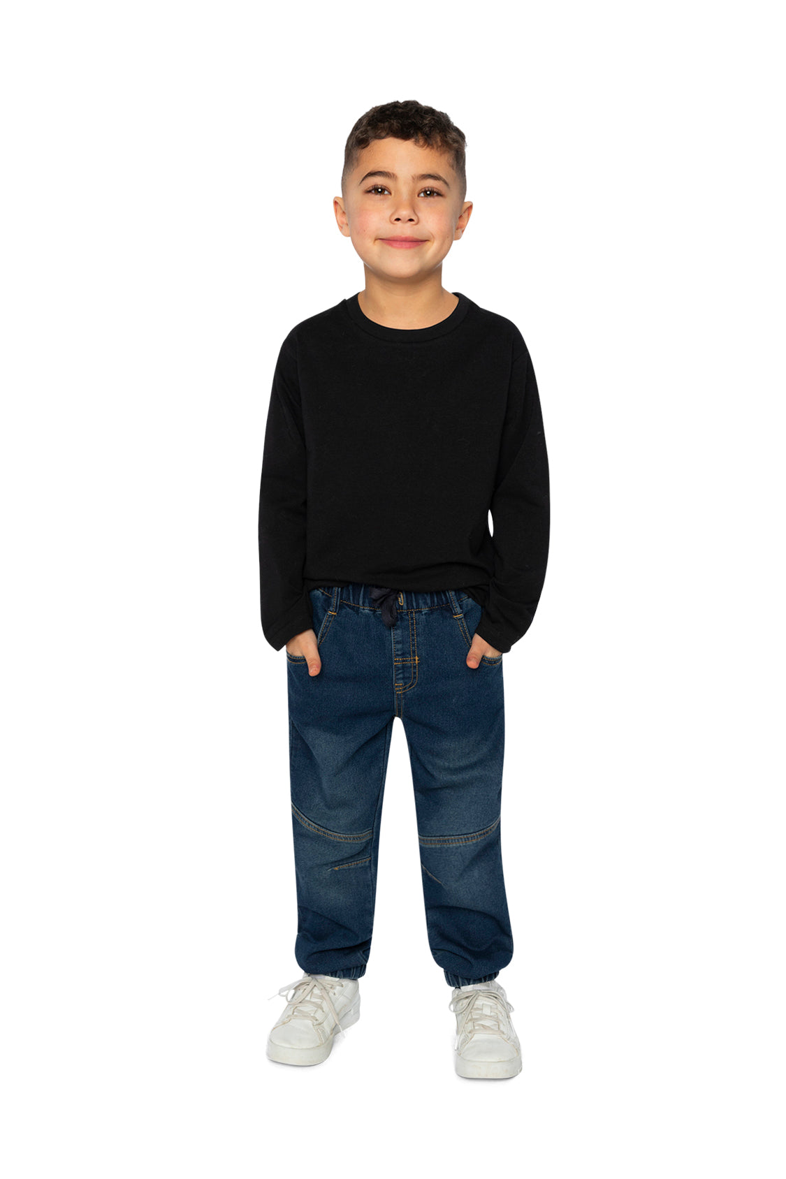 Organic Cotton Long Sleeve T-Shirt Black-4