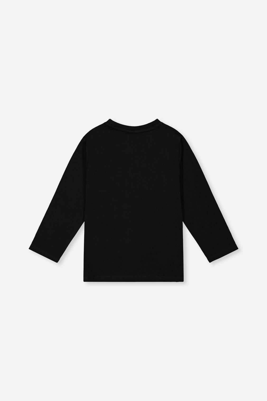 Deux par Deux Organic Cotton Long Sleeve T-Shirt Black product image P2