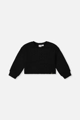 Jacquard Sweatshirt Black-0
